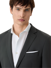 Slim Fit Suit In Wool-elastane Blend